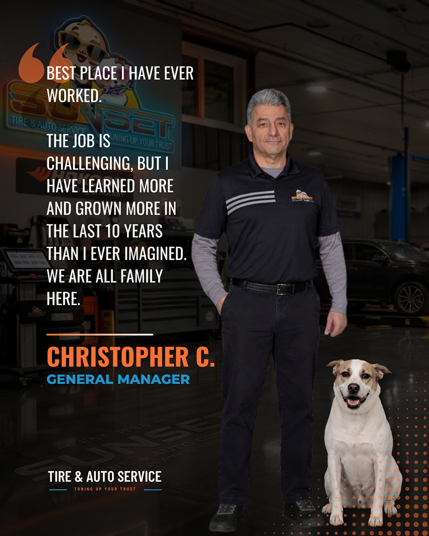 Christopher C., General Manager of Sunset Tire and Auto Repair | Sunset Tire and Auto Repair
