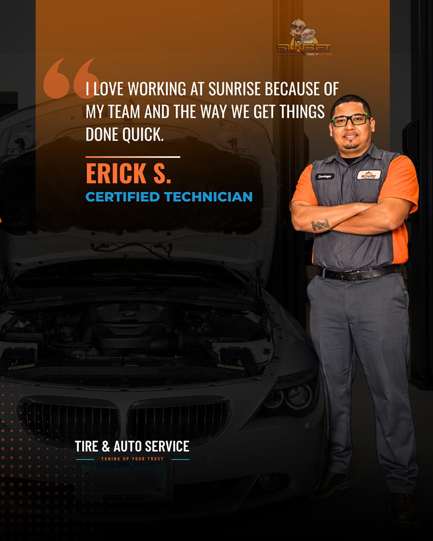 Erick S., Certified Technician of Sunset Tire and Auto Repair | Sunset Tire and Auto Repair