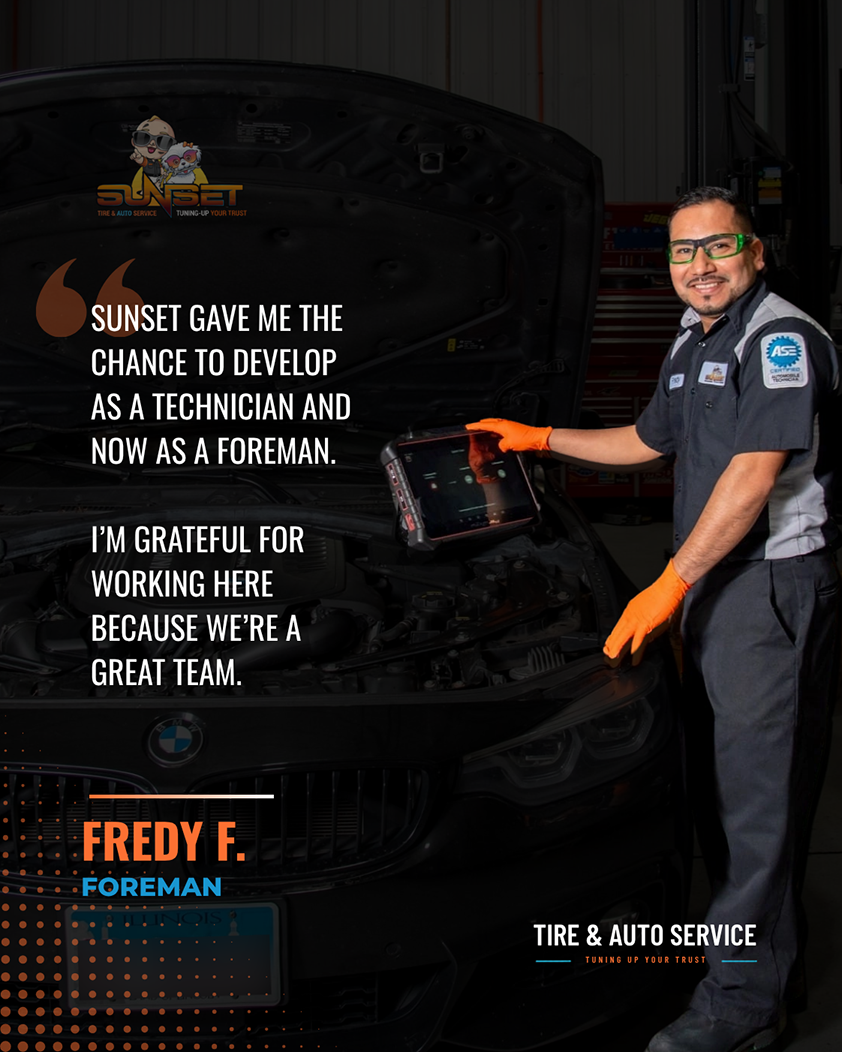 Fredy F., Foreman of Sunset Tire and Auto Repair | Sunset Tire and Auto Repair