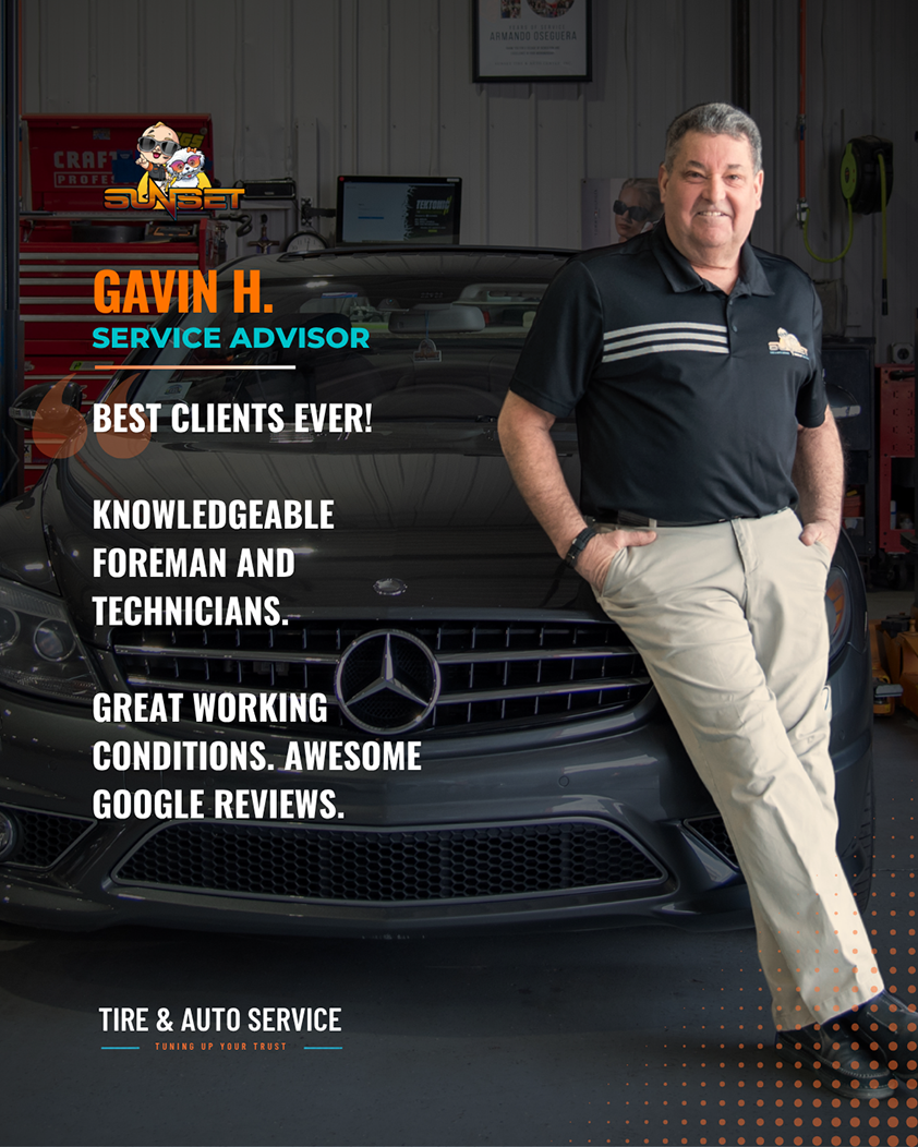 Gavin H., Service Advisor of Sunset Tire and Auto Repair | Sunset Tire and Auto Repair