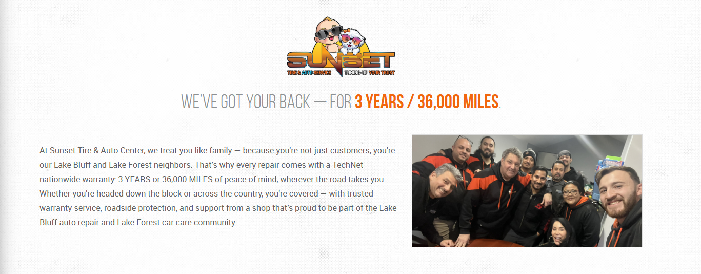 Logo - Sunset Tire and Auto Repair